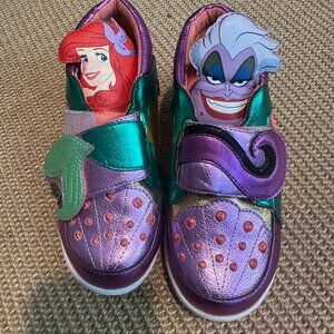 Irregular Choice Disney sneakers kids size 31 Little Mermaid